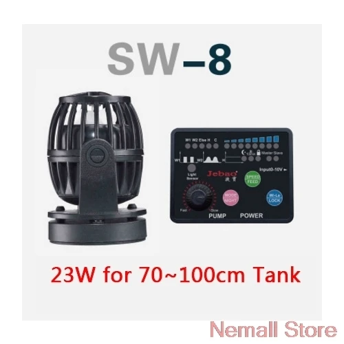 Jebao морской аквариум Беспроводной волны чайник насос SW-2 SW-4 SW-8 SW-15 RW4 RW8 RW15 RW20 Коралл цилиндр аквариума Водолей Марино - Цвет: SW-8