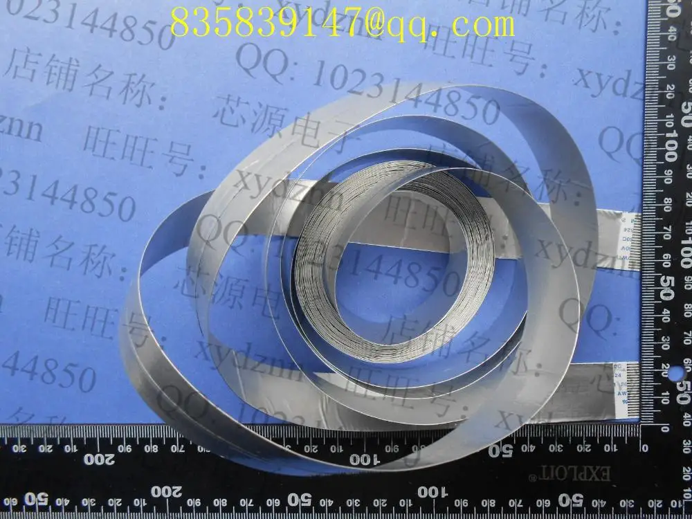 

FFC cable 1.0 pitch-20pin-6000mm-A same direction flexible flat cable ROHS customization is available