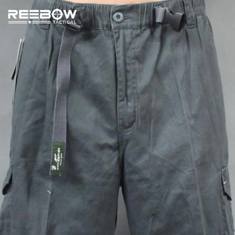 REEBOW TACTICAL Men Plus Size Cargo Pants, Outdoor Sport Running Loose Fit Trousers, 4XL-6XL, Max 135cm Waist, Up to 140kg image 5