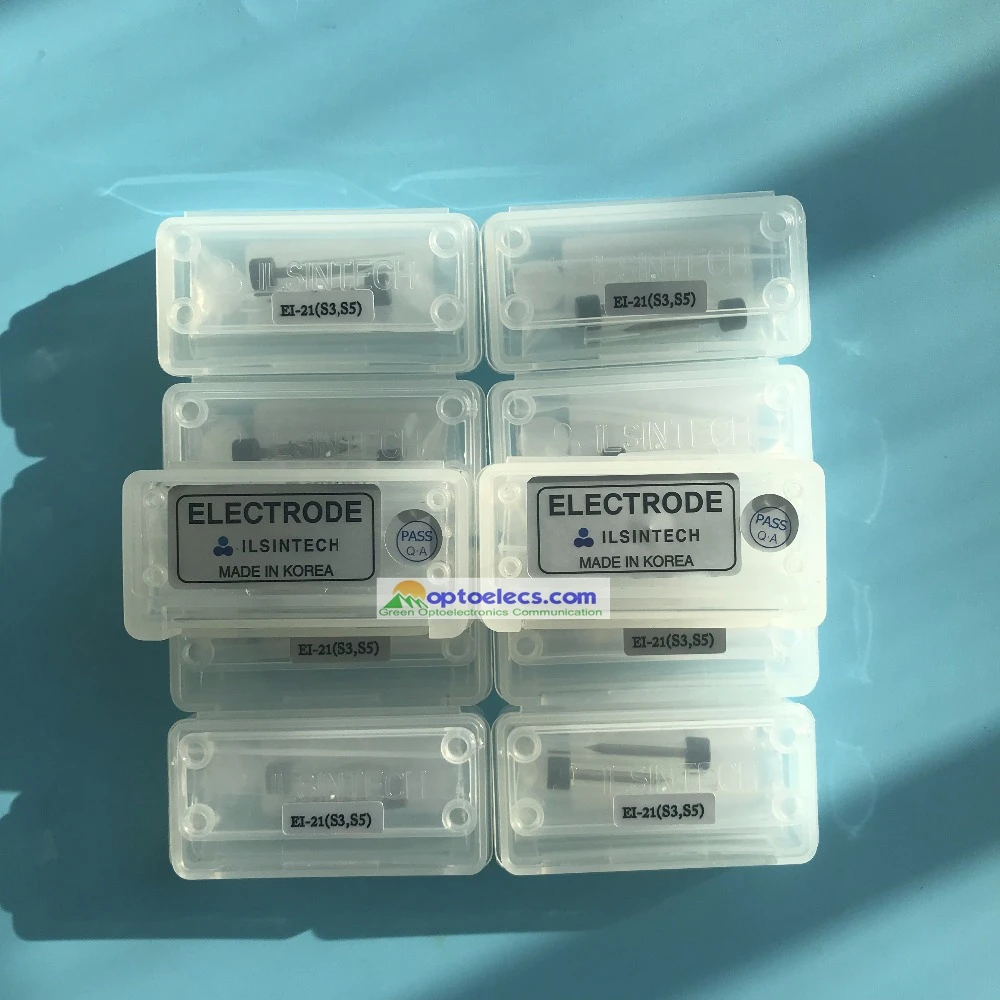 DHL 10 пар/партия Ilsintech EI-21 электроды для Swift-S3 Swift-S5 K7 сварочный аппарат станок для сварки углеволокга