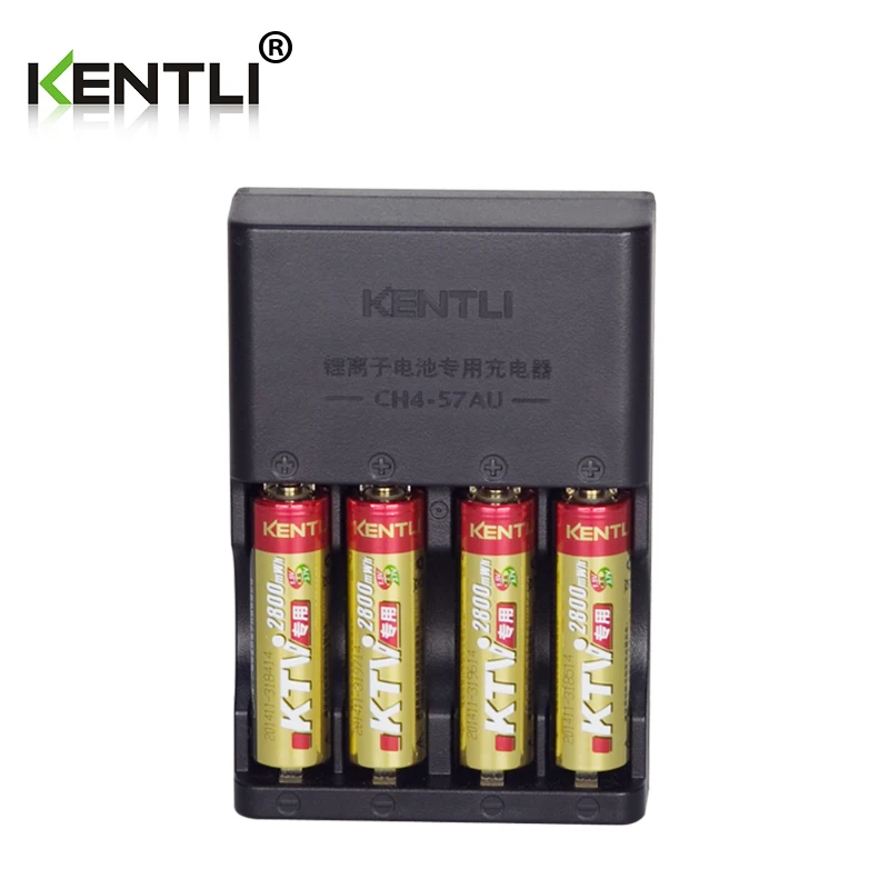 4 шт. перезаряжаемые литий ионные батарейки AA 1 5 в|li-ion battery|battery abattery |