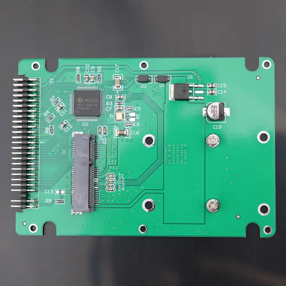 Твердотельный накопитель Zeadow mSATA до 2 5 дюйма PATA IDE 44 Pin SSD адаптер карта конвертера