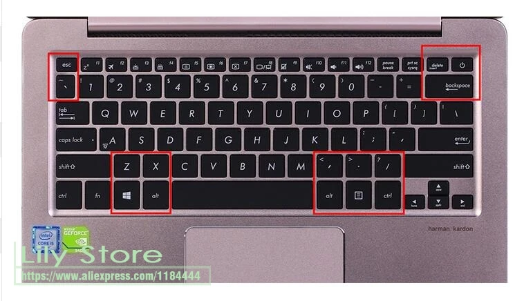 Защитная крышка для клавиатуры Asus 13 14 дюймов Ux410Ua Ux410Uq Ux330Ca Ux330Ua Ux310Ua Ux310Uq Ux360Ua Tp301Ua