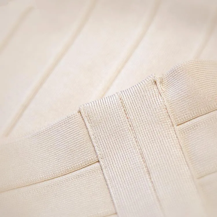 Женщины район С Длинным Рукавом V Шеи Выдалбливают крест хаки Осень Bodycon повязки