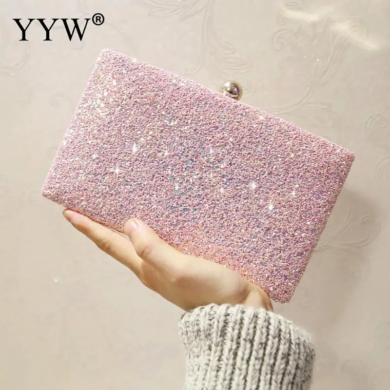 hot pink Вечерняя сумочка, клатч, сумочка, розовые, вечерние, для женщин, тусклый, польский, серый, кошелек, клатчи, позолоченные Сумки, маленькие, высокое качество, новые, вечерние, сумочка - Цвет: hot pink