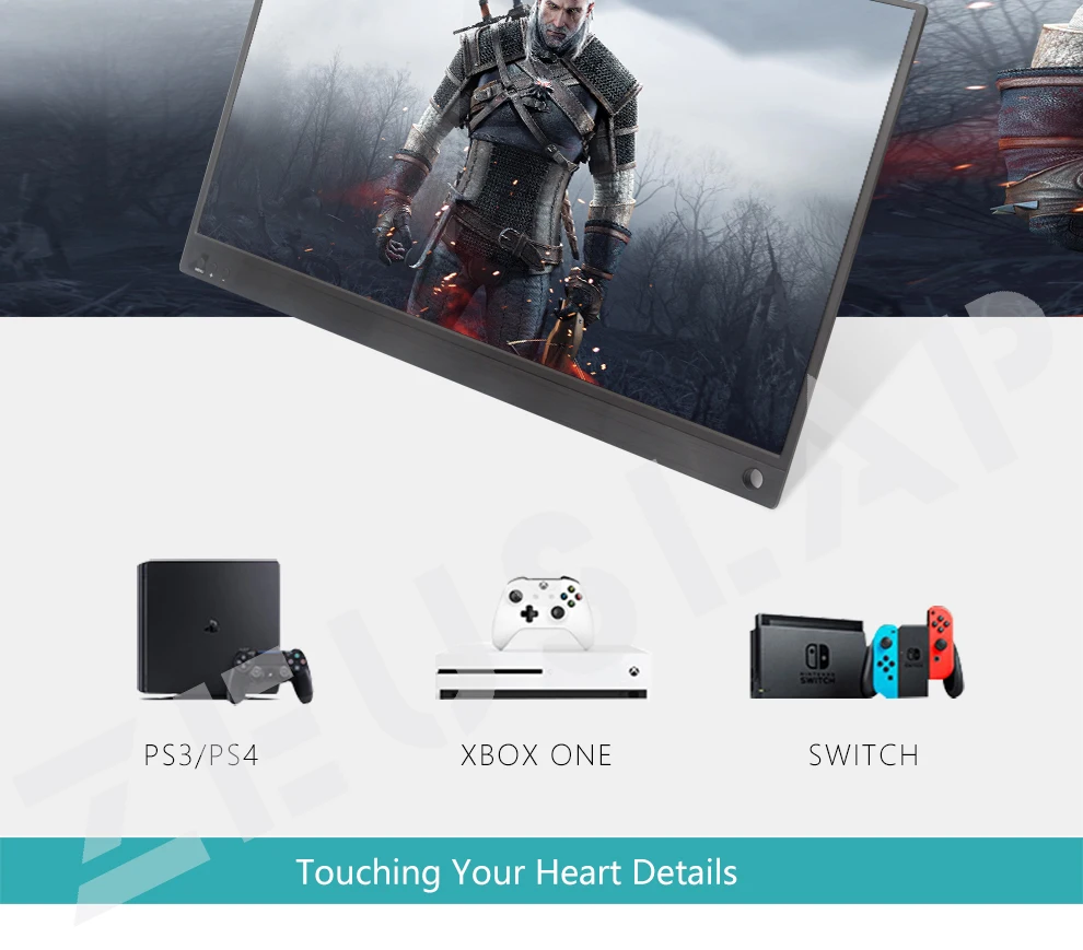 15,6 дюймов 1920X1080P FHD сенсорный портативный монитор экран для Macbook/PS4/Switch/samsung DEX/huawei EMUI/Hammer TNT