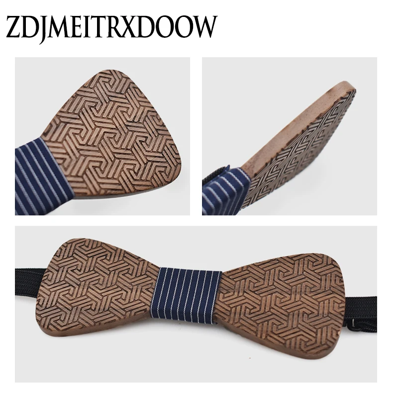 Деревянная бабочка деревянный лук галстуки для мужчин Bowknots Gravatas узкий галстук свадебные костюмы рубашка бабочка формовщик галстука