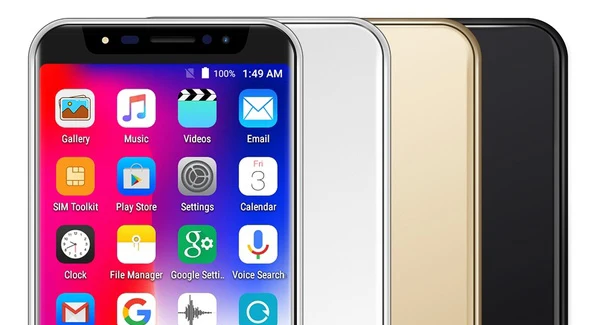 Красивый смартфон XS Тип D 5," дюймовый HD полный экран мобильный телефон Лицо ID Смартфон Датчик гравитации сотовый телефон 3,5 мм эрафон
