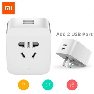 Xiaomi Mi 5 силовых розеток, силовая прокладка, вилка, электрический адаптер питания, независимая защитная дверь с нескользящим ковриком
