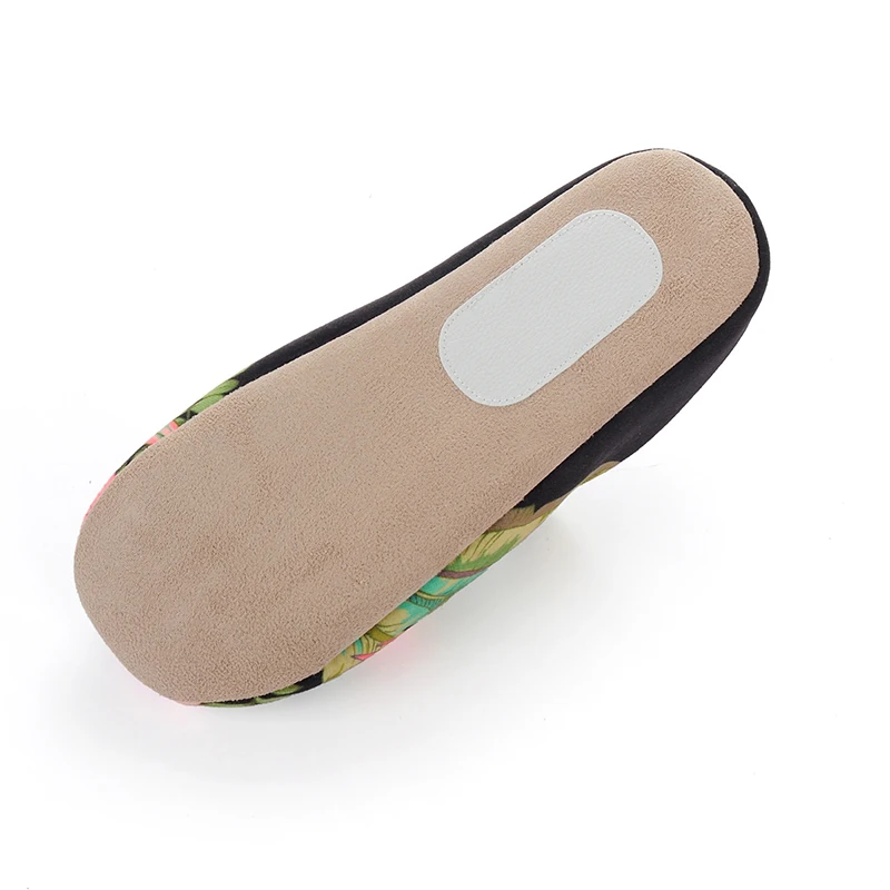 Женские домашние тапочки сезон осень-зима милые с изображением фламинго