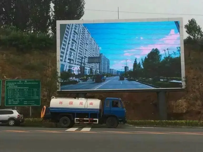 IP65 Водонепроницаемый Открытый P10 СВЕТОДИОДНЫЙ Дисплей SMD3535 RGB для Полноцветный