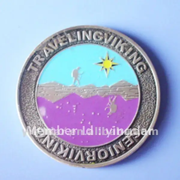 Cuctom soft enamel matal coin |