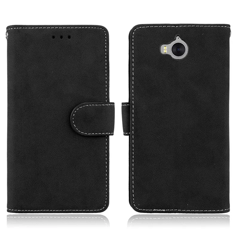 Чехол бумажник для Huawei Y5 2017 задняя крышка из искусственной кожи чехол телефона