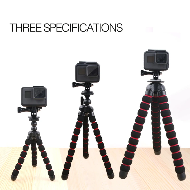 Штатив осьминог гибкий мини штатив с пауком для iPhone GoPro Canon Nikon Sony|Чехлы экшн-камер|