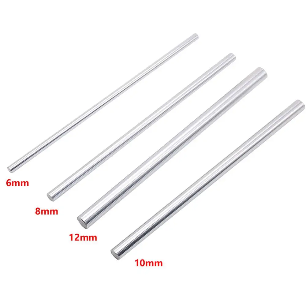 4pcs linear shaft 8mm 8x300mm 8x400mm linear shaft 3d printer 8x500mm 8x600mm 8x700mm 8x800mm cylinder liner rail axis cnc parts free global shipping