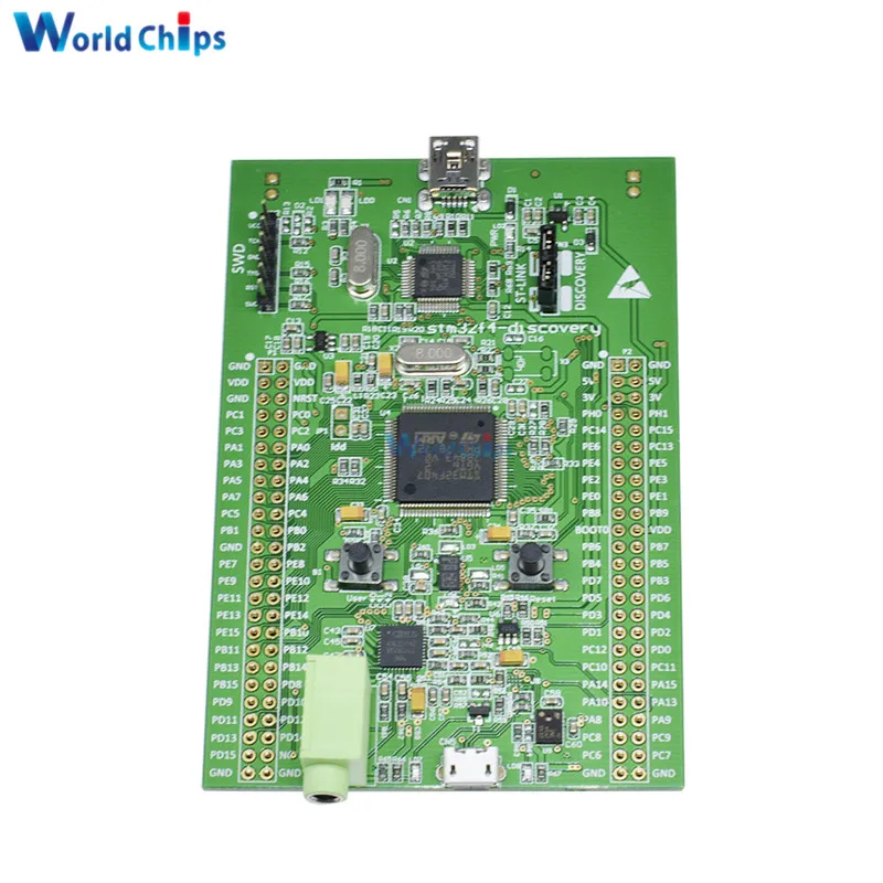 Diymore Stm32f4 обнаружения Stm32f407 Cortex-m4 макетная плата модуль ST-link V2 SWD разъем 3 В/5 В Micro-AB USB интерфейс