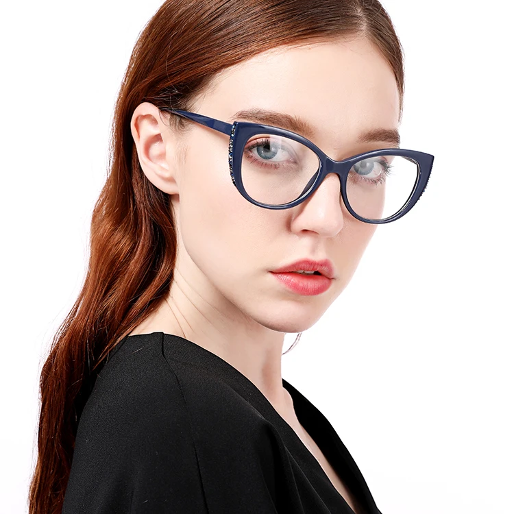 2020new fashion Кошачий глаз очки оправа для женщин Роскошные оптические мужские с
