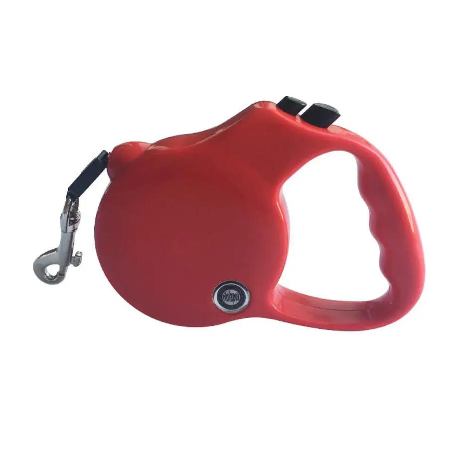 red 3M/5M/6M Reflective Dog Leash Automatic Dog Puppy Cat Traction Rope Belt Collar Harness Lead for Small Medium Dogs Pets Leashes - Color: red