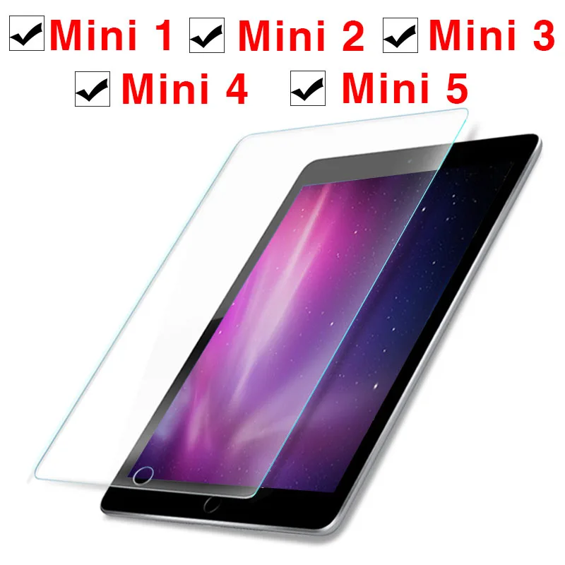 Защитное стекло для Ipad Mini 4 закаленное I Pad 1 2 3 5 7 9 дюйма 9H|Защитные стёкла и плёнки