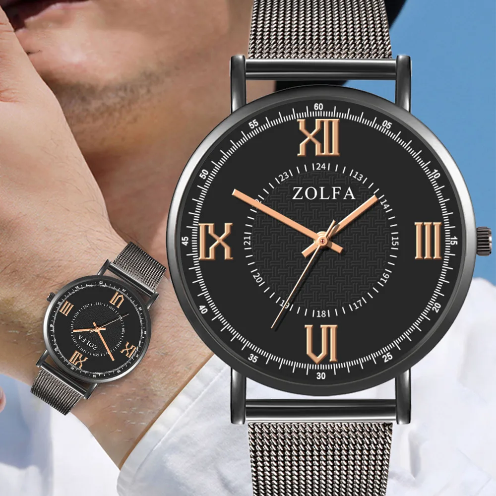 Простые повседневные кварцевые часы роскошные розовые золотые изысканные