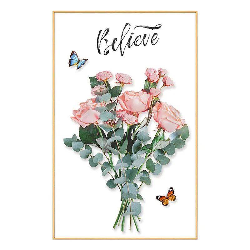 Рукоделие вышивка крестиком Набор для вышивки розовая роза цветочный узор