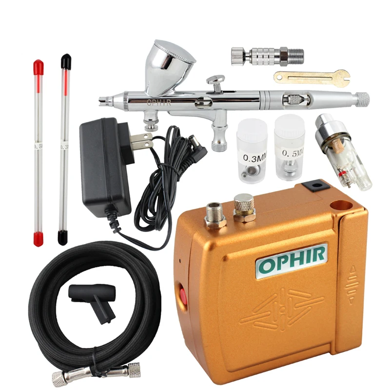 Аэрограф для дизайна ногтей 0 2 мм 3 5 мм|airbrush kit|airbrush cosmeticsair compressor airbrush |