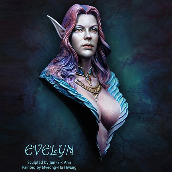 1/12 Evelyn набор для бюста из смолы Figura GK тема научной фантастики персонажи фильмов