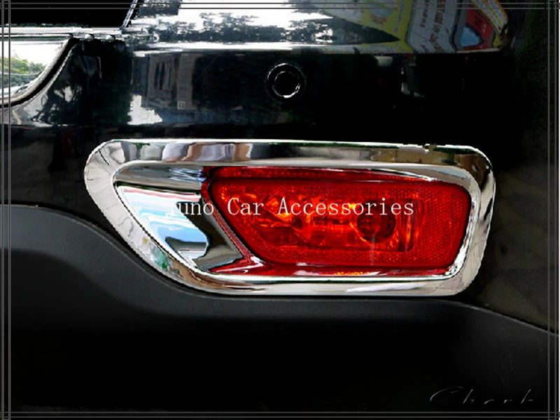 2 шт. ABS хром задний противотуманный фонарь Крышка лампы отделка автомобиля
