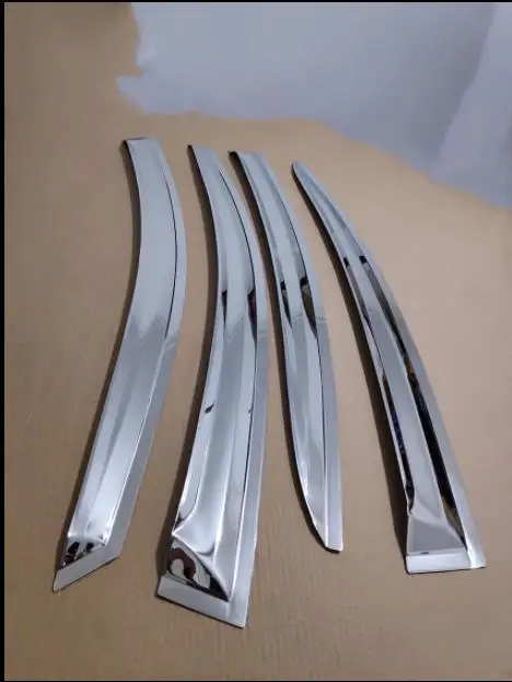 Оконный козырек из нержавеющей стали защитная крышка от дождя для Nissan Qashqai 2016 2017