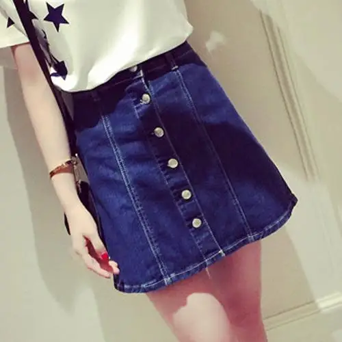 Бесплатная доставка джинсовая юбка весна лето 2016 приталенная мини карандаш с