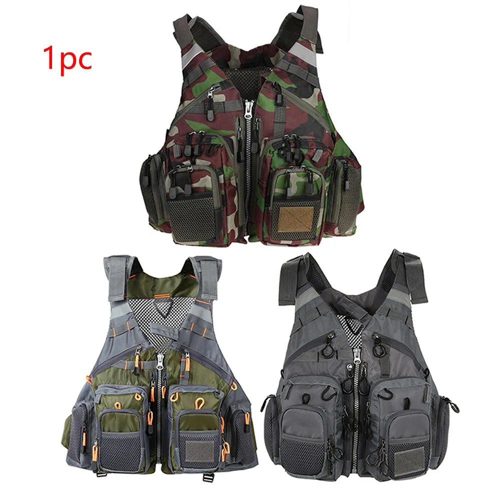 Mesh Design Breathable Detachable Adjustable Multifunctional Sport Swimming Outdoor Sailing Life Safety Boating Fishing Vest |