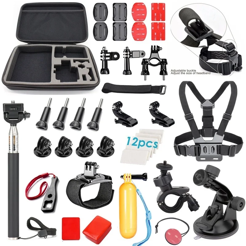 Аксессуары комплект глава нагрудный ремень ручной ремешок монопод велосипед