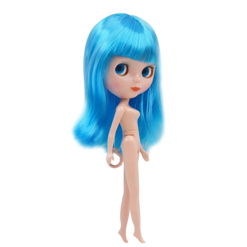 B1-Nude Шарнирная кукла Blyth, Neo Blyth кукла, изготовленная на заказ, куклы с блестящим лицом, можно изменить макияж и платье, DIY, Reburn куклы, игрушки для детей, подарок - Цвет: B1-Nude