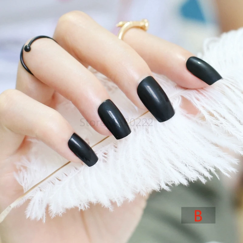 24 шт. накладные ногти квадратной формы|nail decor|nail lightnail clipper |