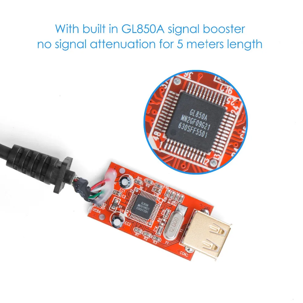 Удлинительный кабель USB 2 0 активный кабель-расширитель для Oculus Rift принтера