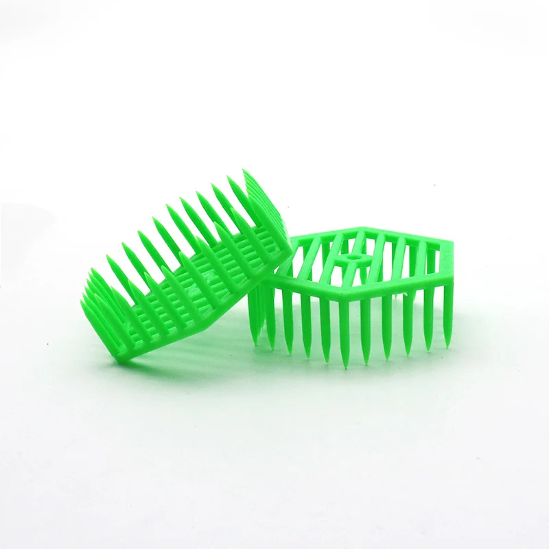 

5PCS plastic needle-type prisoner cages new hexagonal cage Wang Fang bees escape the queen bee cage beekeeper Wang cage