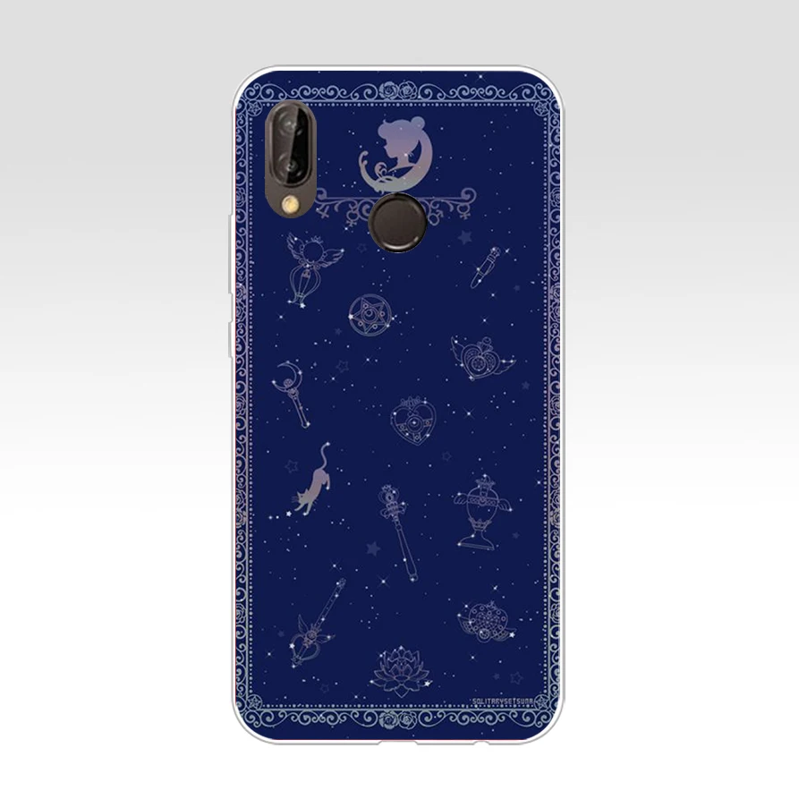 9 220SD модный мультяшный Сейлор Мун Мягкий Силиконовый ТПУ чехол для Honor 10 huawei p mate 10 20 30 lite y5 y6 prime - Цвет: 9
