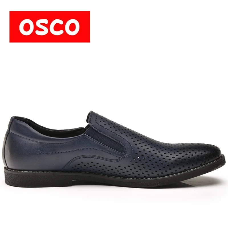 OSCO/модные Лоферы для вождения мужская обувь без шнуровки летняя деловые