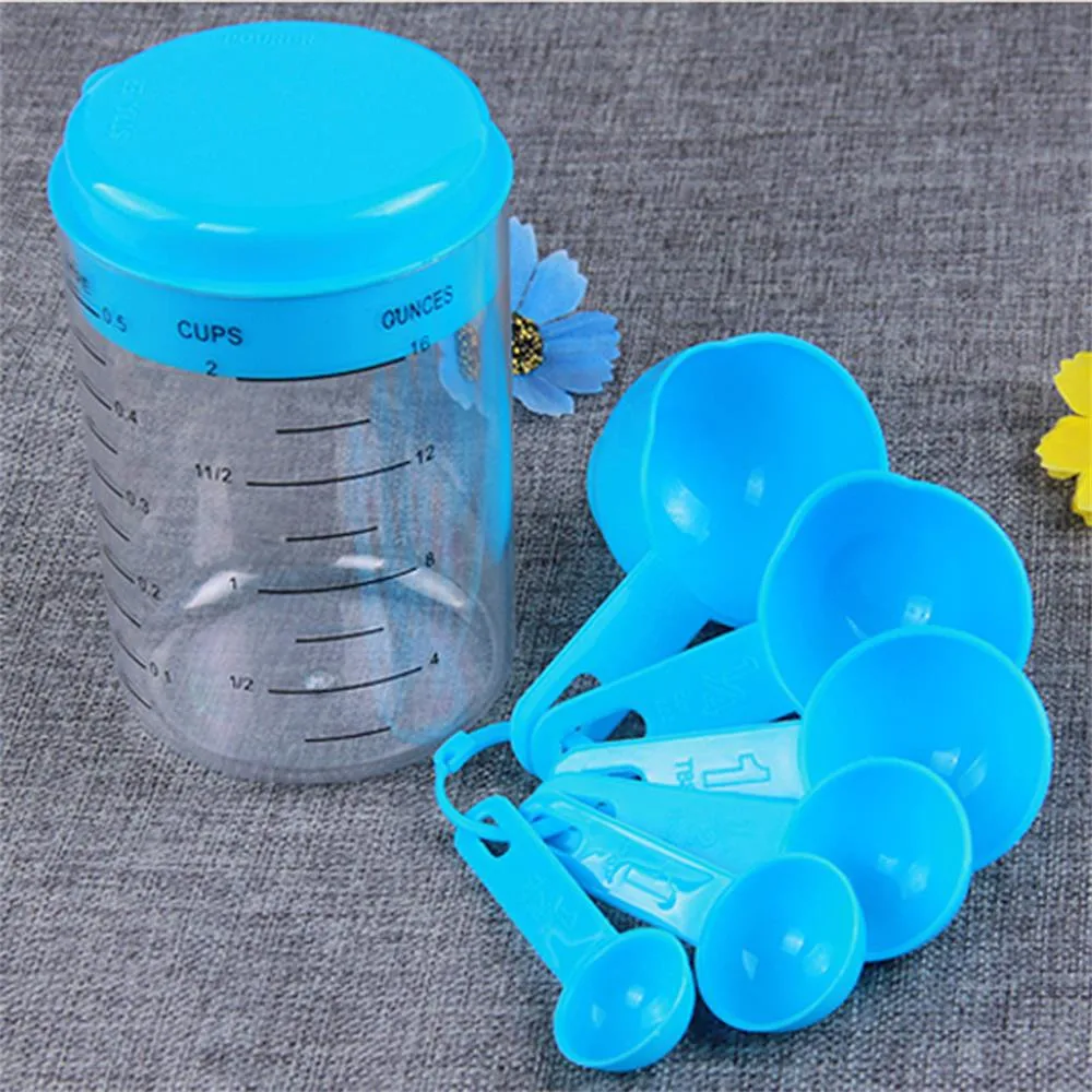 7 шт./компл. мерная чашка и наборы ложек кухонный стакан инструмент измерительные