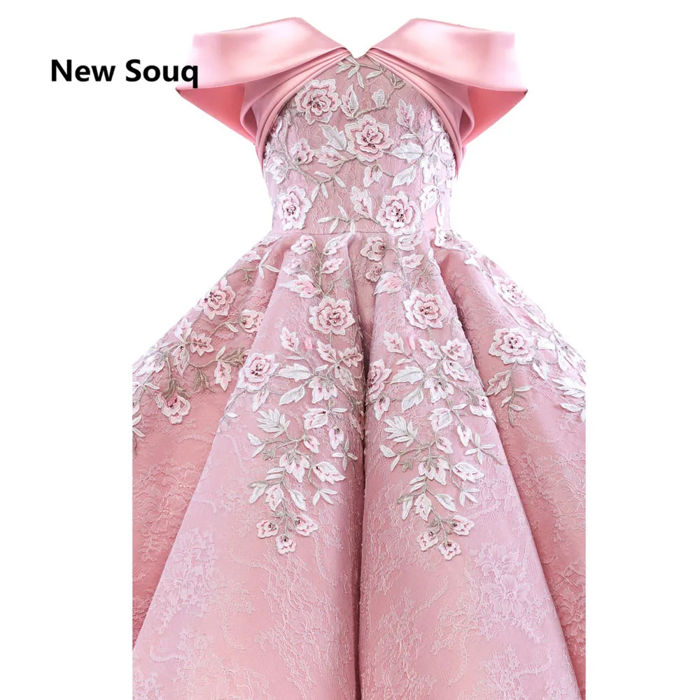 Розовое кружевное вечернее платье с аппликацией драпированная юбка длиной до