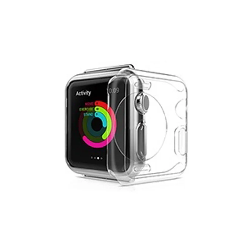 General Clear Защитный Мягкий чехол для Apple watch из ТПУ для i watch 44 мм 42 мм 38 40 мм 2 3 4 5 Montre Brillante Pulseira - Цвет: General Clear