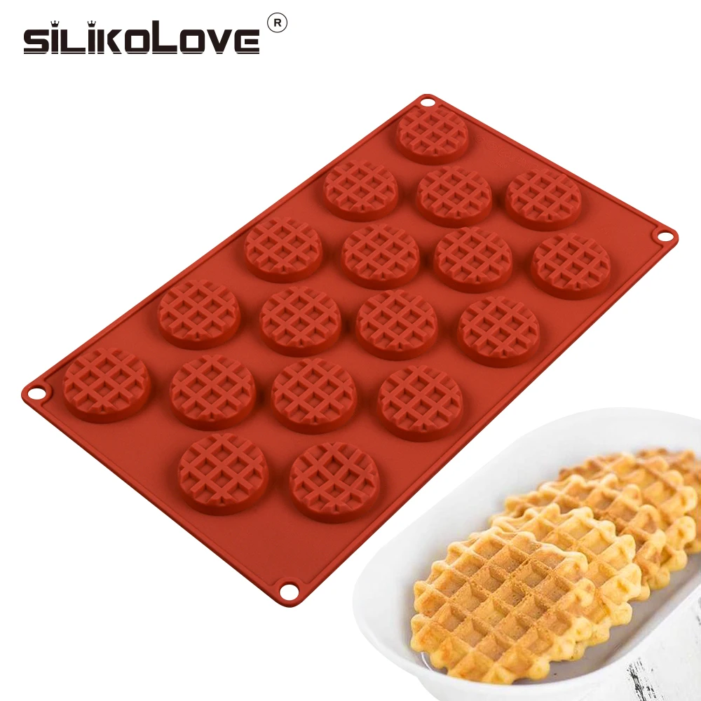 SILIKOLOVE 18 полости кухня силиконовые формы для печенья украшения торта инструменты для печенья
