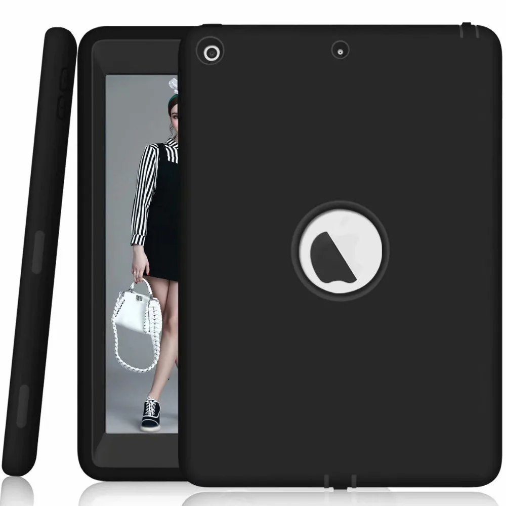 Противоударный жесткий гибридный защитный чехол для iPad 5 го/6 го поколения/iPad 9 7