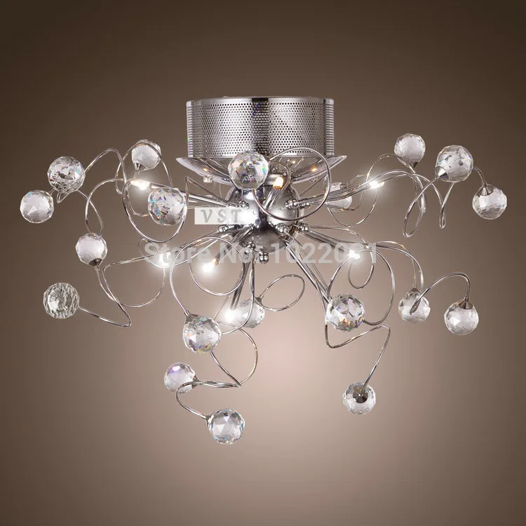 Высококачественная люстра в европейском стиле хрустальная светильник модная