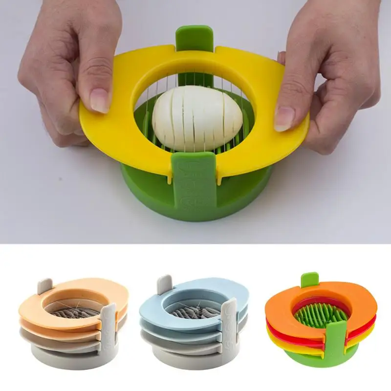 Многофункциональный Нержавеющая сталь резак фруктов Chopper Овощечистка яйцерезка