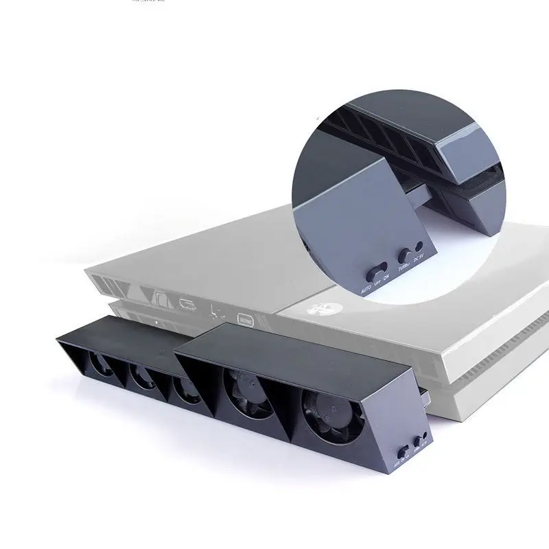 Вертикальная контроллер Зарядное устройство Док станция USB охлаждения Super Turbo 5