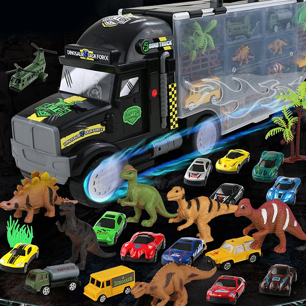 Набор забавных детских игрушек 22 шт. игрушечный автомобиль модель динозавра