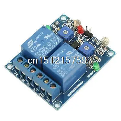 

10A 250VAC/ 30VDC реле фоторезистор Сенсор модуль 2 канала