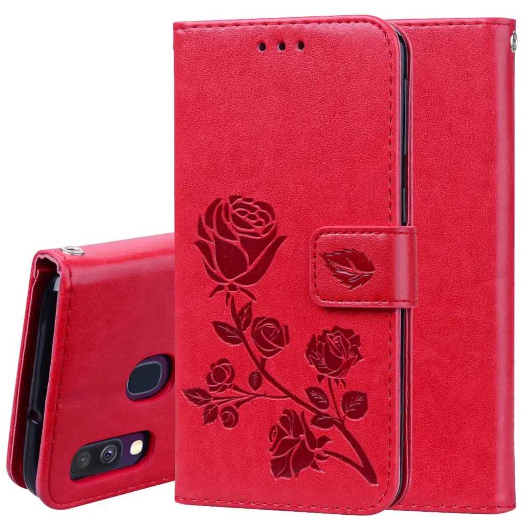 

Magnetic Flip Case For Samsung Galaxy A40 A 40 Case Cover Leather Wallet Card Holder Bookcase High Quality Shell
