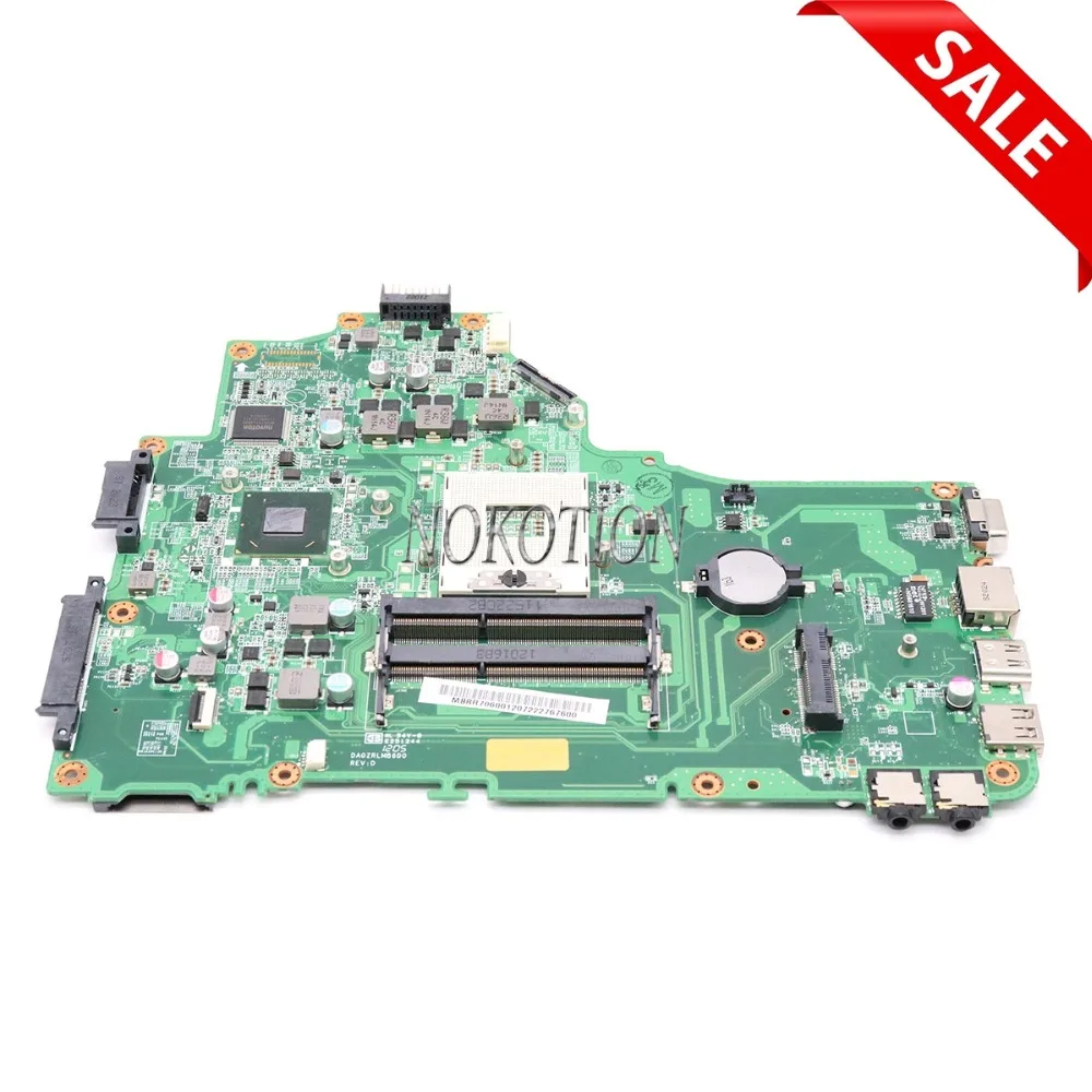 

Материнская плата NOKOTION MBRR706001 для ноутбука ACER ASPIRE 5749 серии DA0ZRLMB6D0 INTEL HM65 GMA HD 3000 DDR3 MB.RR706.001 работает